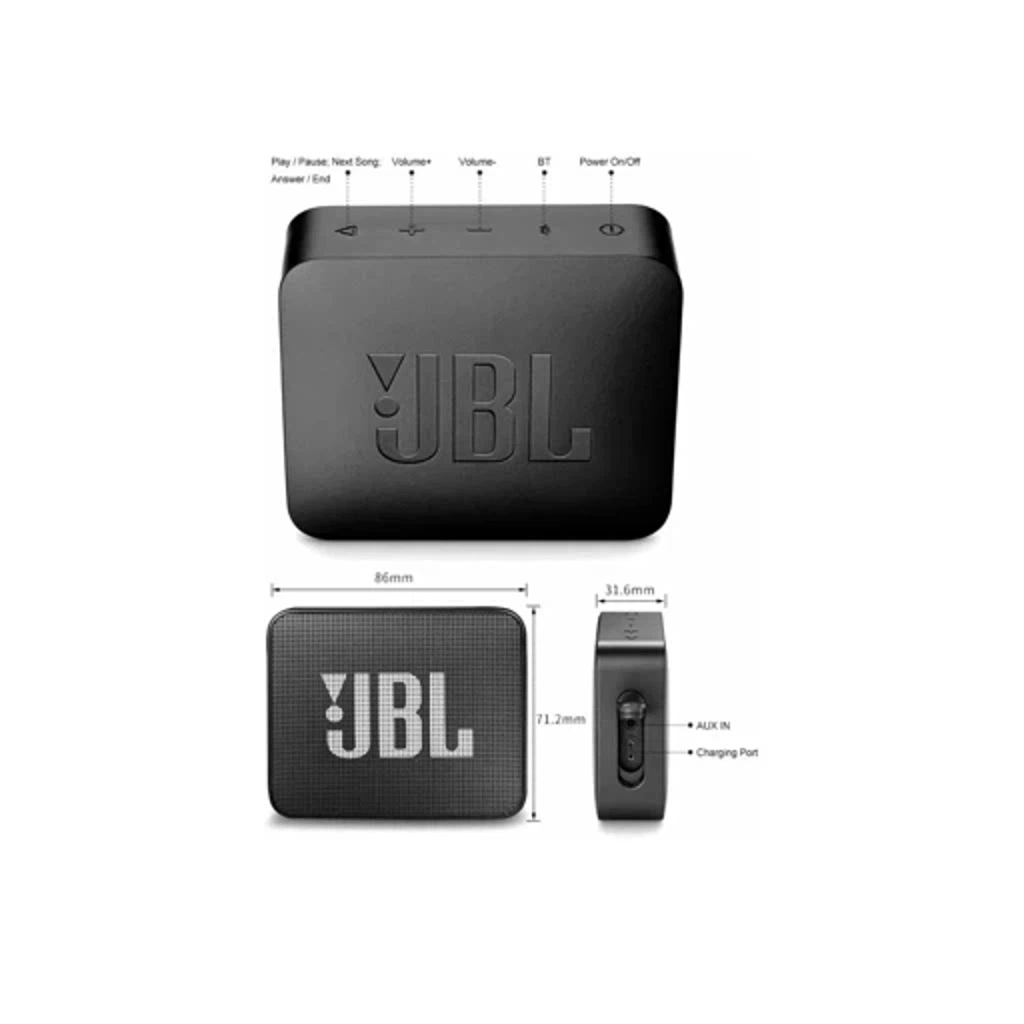 Портативная беспроводная колонка GO 2 Black